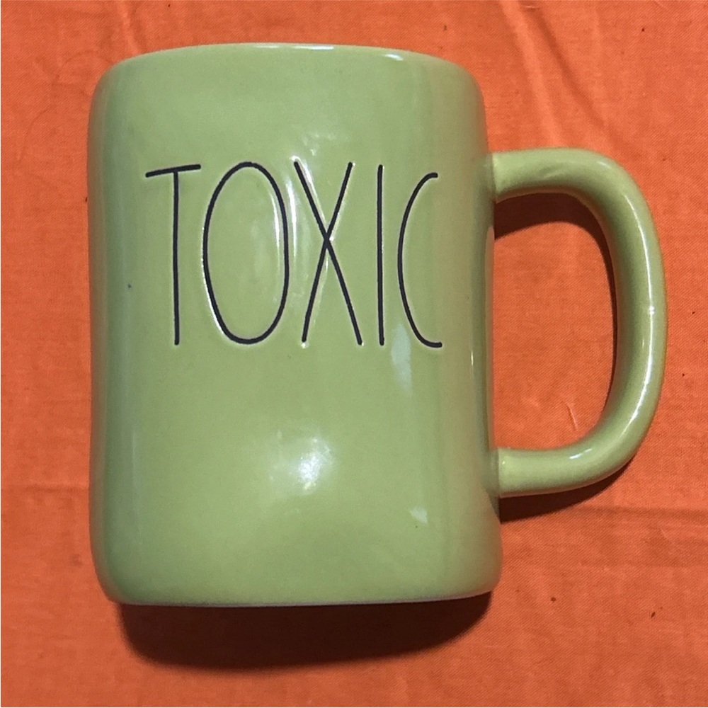 TOXIC Mug Lime Green Rae Dunn Artisan Collection